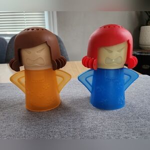 Set Of 2 Angry Mama Mircowave Cleaners